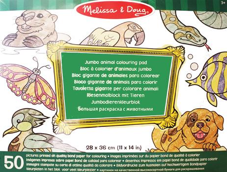 Melissa & Doug Coloring Book Animals - Livre de coloriage animaux