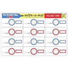 Melissa & Doug Write A Mat Time Place Mat