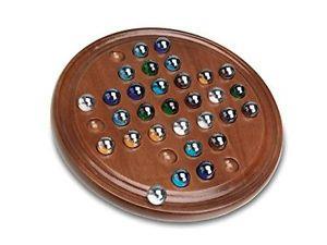 Cayro Wooden Solitaire with Marbles