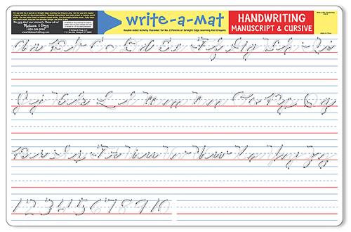 Melissa & Doug Write A Mat Handwriting Place Mat