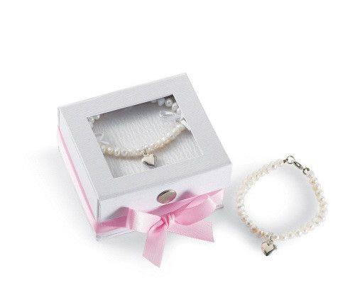 Mudpie Pearl Bracelet With Heart