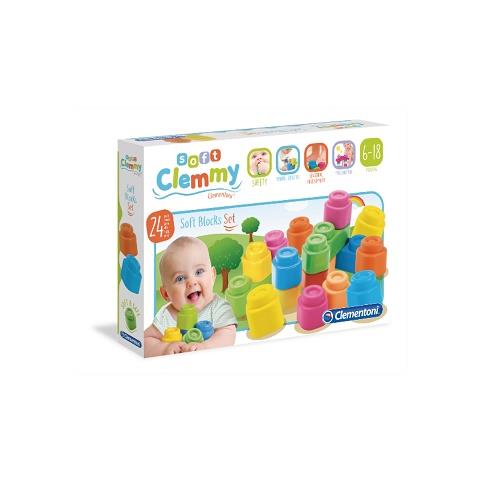 Clementoni Soft Clemmy Soft Block Set (24pcs)