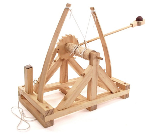 Leonardo Da Vinci Wooden Catapult / Catapulte en bois