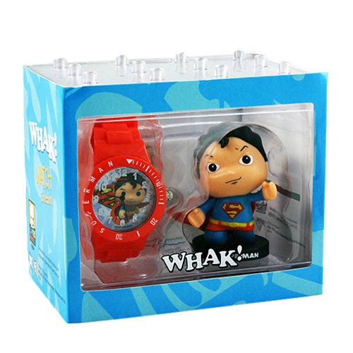 DC Superman Watch & Figurine Set