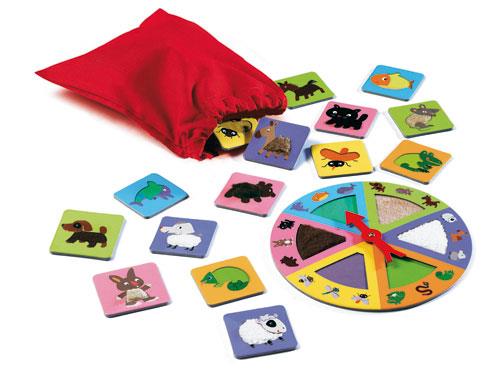 Djeco Tactile Loto Animals