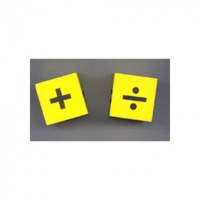 Dice Foam Addition/Substraction (soustraction)/
Multiplication/Division - Dés en mousse