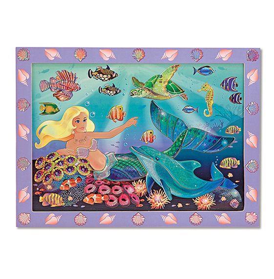 Melissa & Doug Peel Press Mermaid