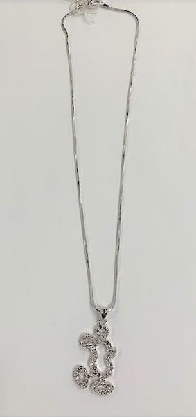 Big Mickey Outline Necklace