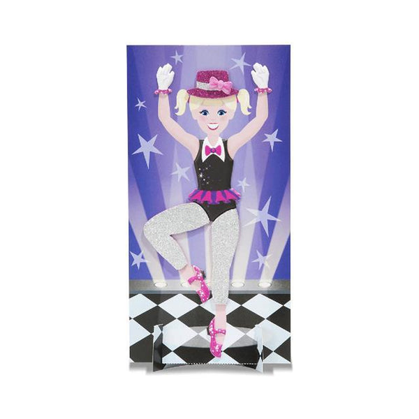 Melissa & Doug Mess-Free Glitter Ballet & Dancing Fashions