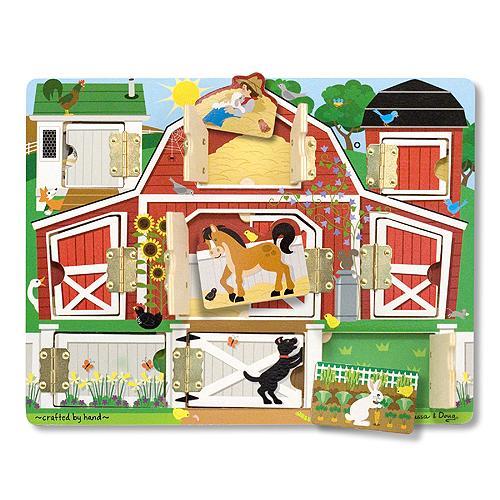 Melissa & Doug Hide and Seek Magnetic Board Farm