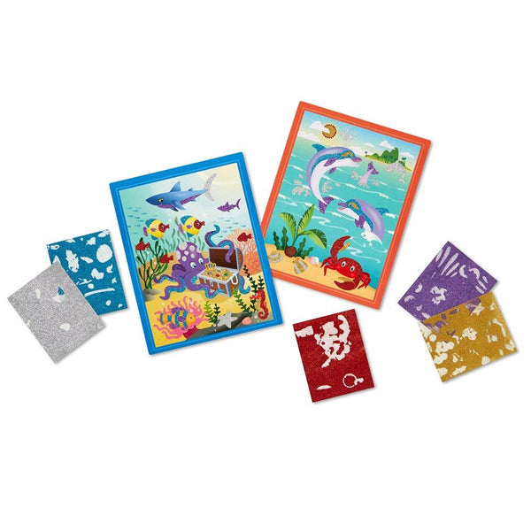 Melissa & Doug Mess-Free Glitter Underwater Scenes