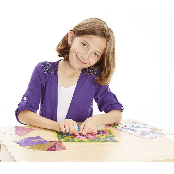 Melissa & Doug Mess-Free Glitter Flower & Butterfly Scenes