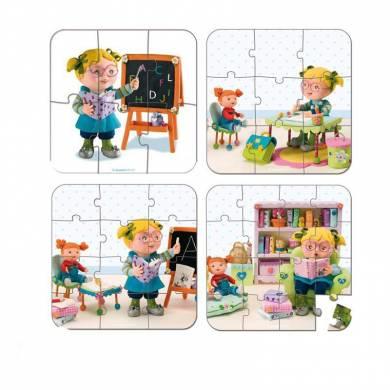 Janod Puzzle Lisa Plays Teacher