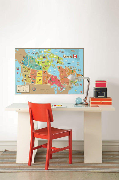 Dry Erase Canada Map