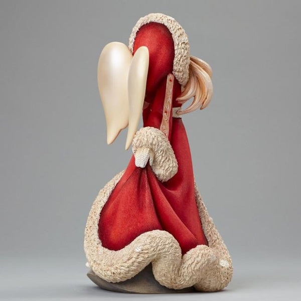 Happy Winter Angel Figurine