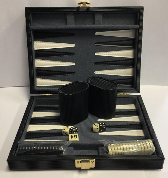 9" Backgammon Black Vinyl