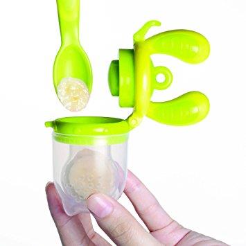 Kidz Food Feeder Starter Pack - Lime Green & Aqua