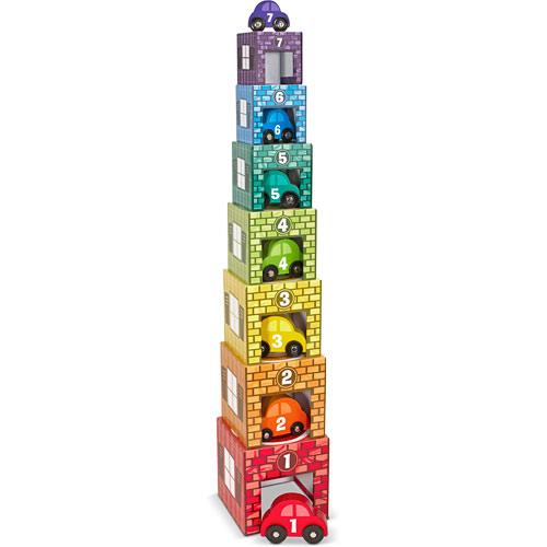 Melissa & Doug Nesting and Sorting Garage and Cars