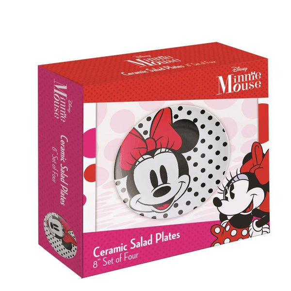 Minnie Mouse 4Pcs Plate Set