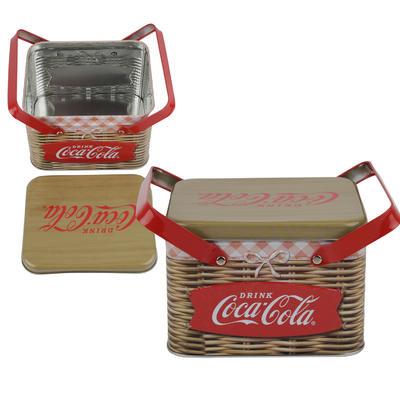 Coca-Cola Tin Picnic Basket