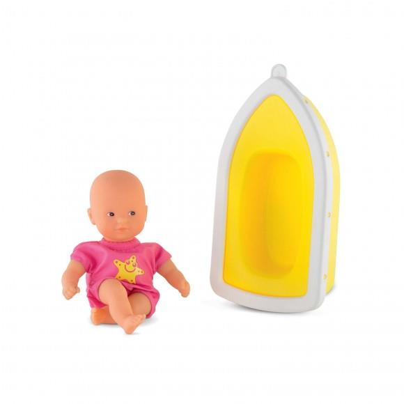 Corolle Mini Bath Plouf Doll and Boat