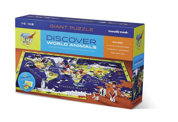 Crocodile Creek Puzzle Discover the World (100 pcs)