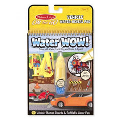 Melissa & Doug Water WOW! Vehicles - On the Go Travel Activity / Véhicules - Activité de voyage en déplacement