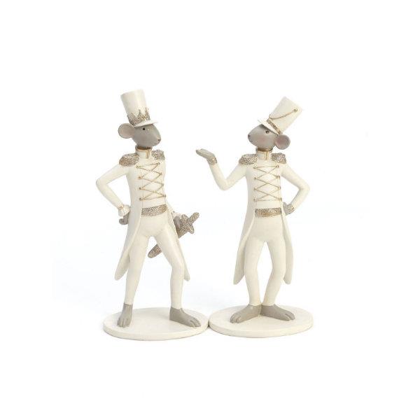 Mouse Soldiers Figurines (Set of 2)