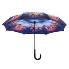 Galleria Reverse Close Umbrella Kittens Ahoy