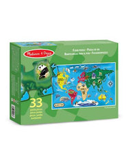 Melissa & Doug Floor Puzzle World Map / Carte du monde de casse-tête de sol