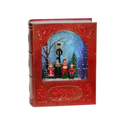 Red Book Carollers Scene Figure