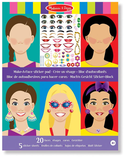 Melissa & Doug Make-a-Face Sticker Pad