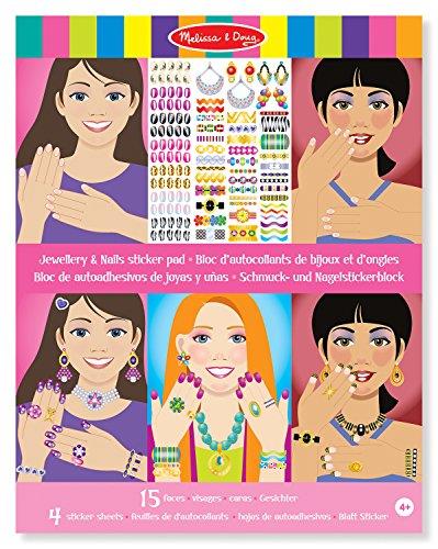Melissa & Doug Jewellery & Nails Sticker Pad