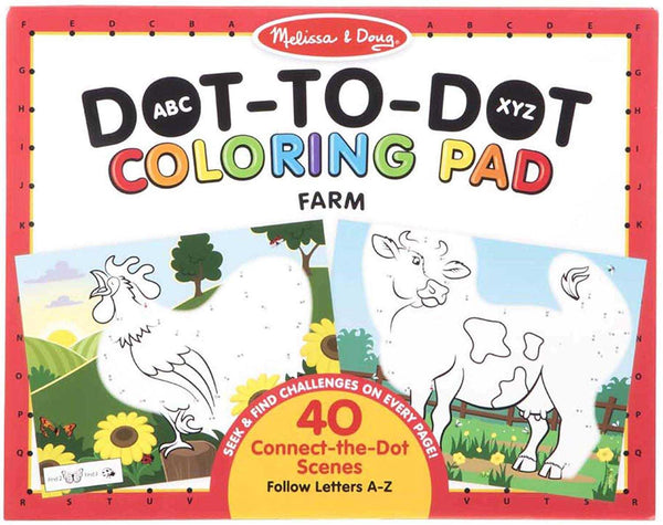 Melissa & Doug Dot to Dot Farm Animals