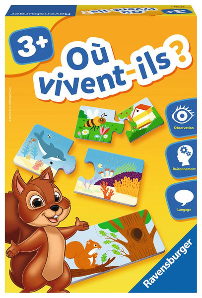Ravensburger Où Vivent-Ils?