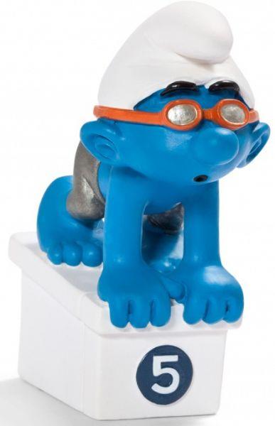 Smurfs Schleigh Figure Olympic Swimmer