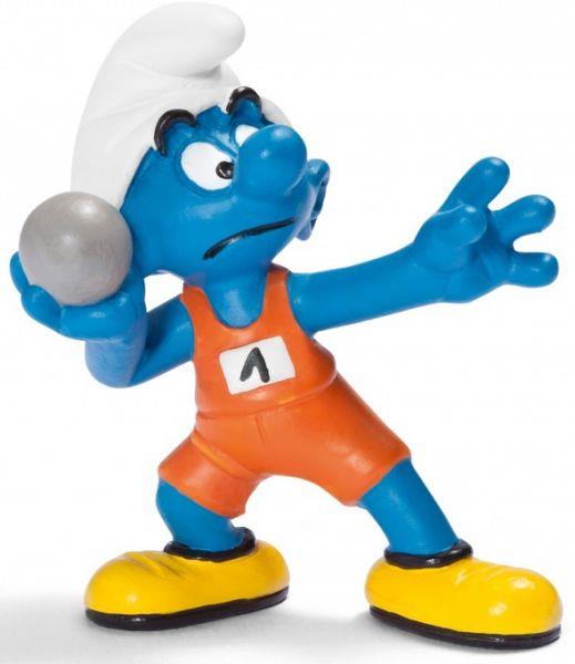 Smurfs Schleigh Figure Olympic Shot Put