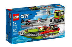 Lego City Race Boat Transporter/Transporteur de bateaux de course - 60254