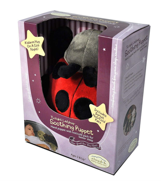 Cloud B Soothing Puppet Ladybug