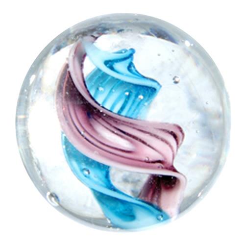 House of Marbles Handmade Helter Skelter (Purple, Blue) 22mm