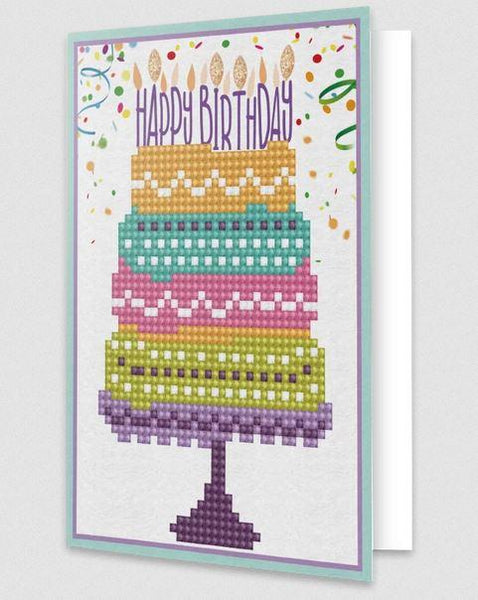 Diamond Dotz Happy Birthday Card