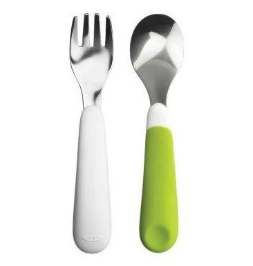 Oxo Fork and Spoon Set (Green)