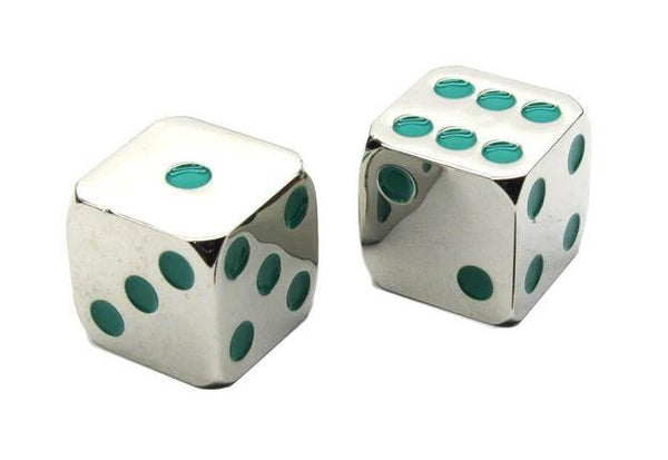 Metallic Dice 15mm (Green)