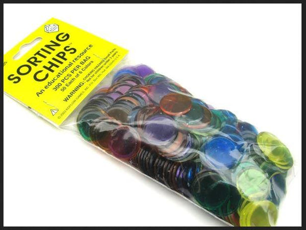 Sorting (Bingo) Chips (Mutlicolored Assortment)