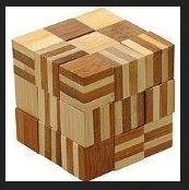 Bamboo Puzzle Cube Chain (3 Stars Difficulty)
