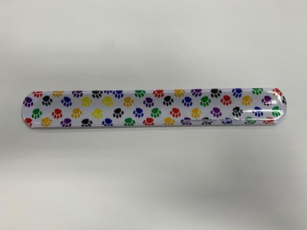 Slap Bracelet Rainbow Paws