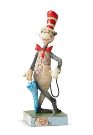 Dr. Seuss Cat in the Hat with Umbrella Figurine