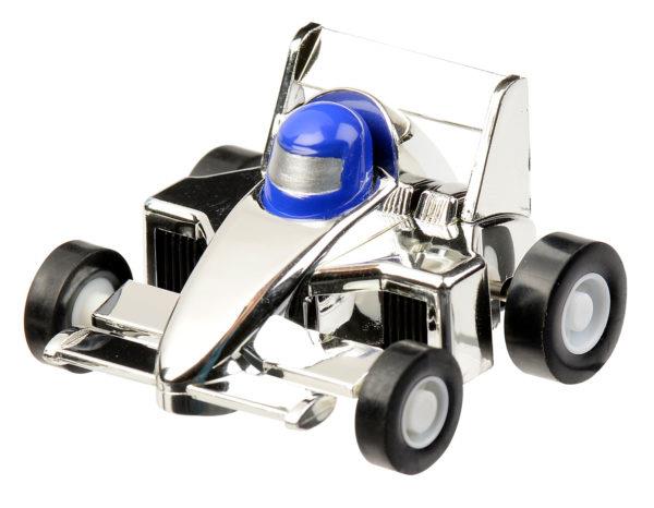 Aeromax Silver Aero Pull Back Race Car (Blue)