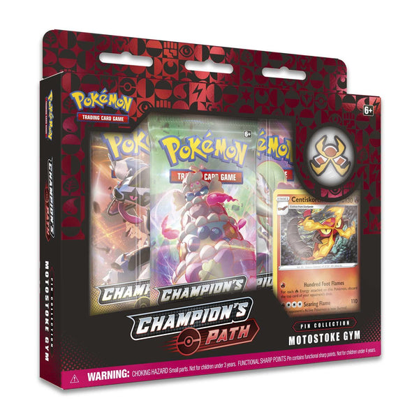 Pokemon Champion's Path Pin Collection Motostoke Gym (Red)