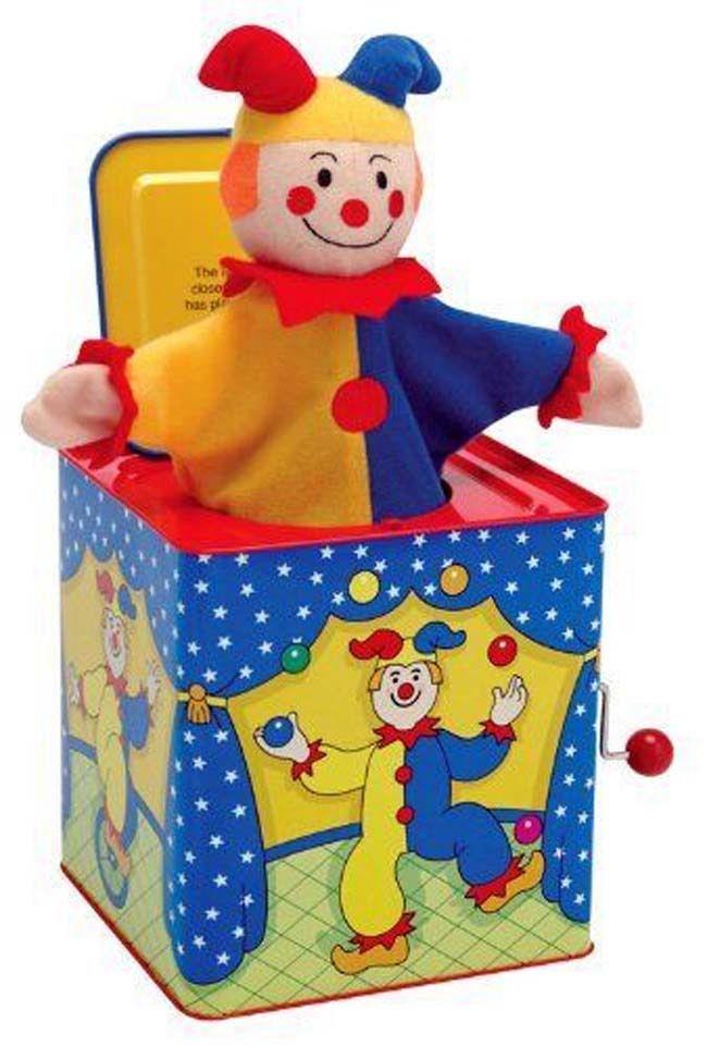 Jack-In-The Box Clown/ Jester Le Clown